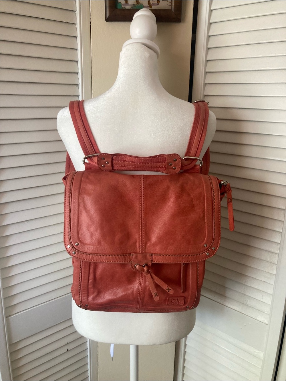 The Sak Ventura Convertible Backpack Coral